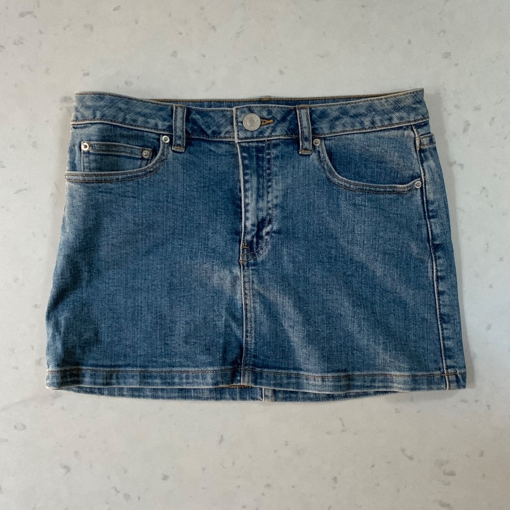 Denim Jean Mini Skirt BDG medium